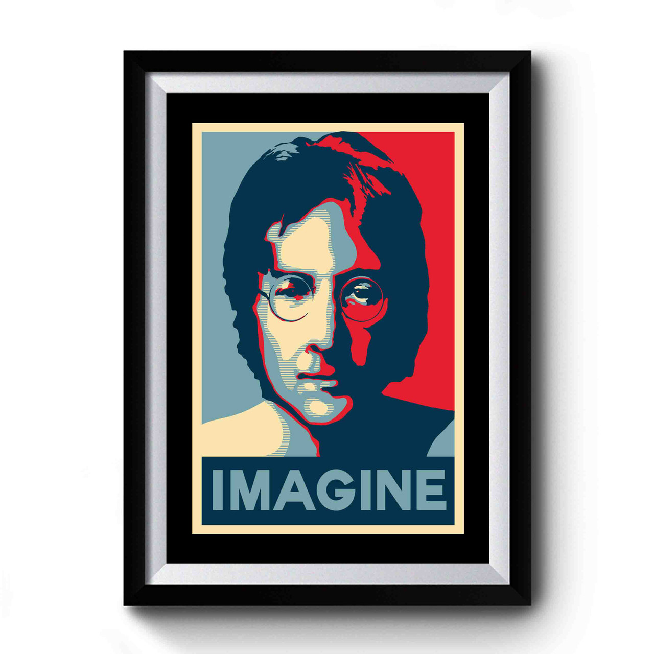 John Lennon Imagine The Beatles Premium Poster